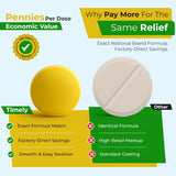 Timely Baby Aspirin 81mg for Adults - Low Dose Enteric Coated Pain Reliever & Fever Reducer - 1000 Tablets