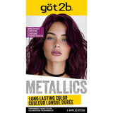 صبغة شعر دائمة M69 اميثيست كروم - Schwarzkopf Got2b Metallics.
