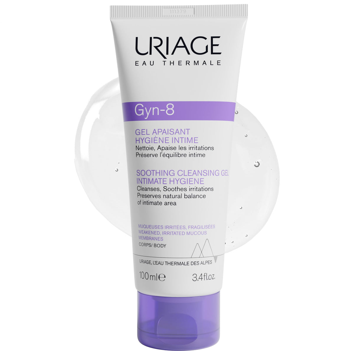 Uriage Gyn-8 Soothing Cleansing Gel (100ml) - Intimate Hygiene