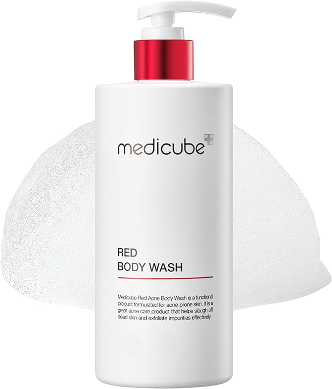 Medicube Red Acne Treatment Body Wash with Salicylic Acid & Niacinamide (K-Beauty)