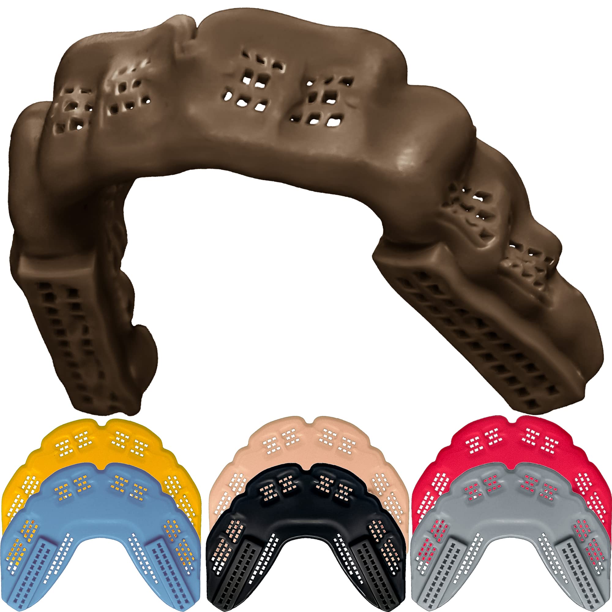 Bulletproof Sports Mouthguard - Ultra-Thin, Breathable, 3X Stronger for Adults & Youth
