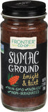 توابل السماق العضوي المطحون (Ground Sumac Spice) - فرونتير كواب (Frontier Co-op)، 2.1 أونصة - أساس الشرق الأوسط اللاذع
