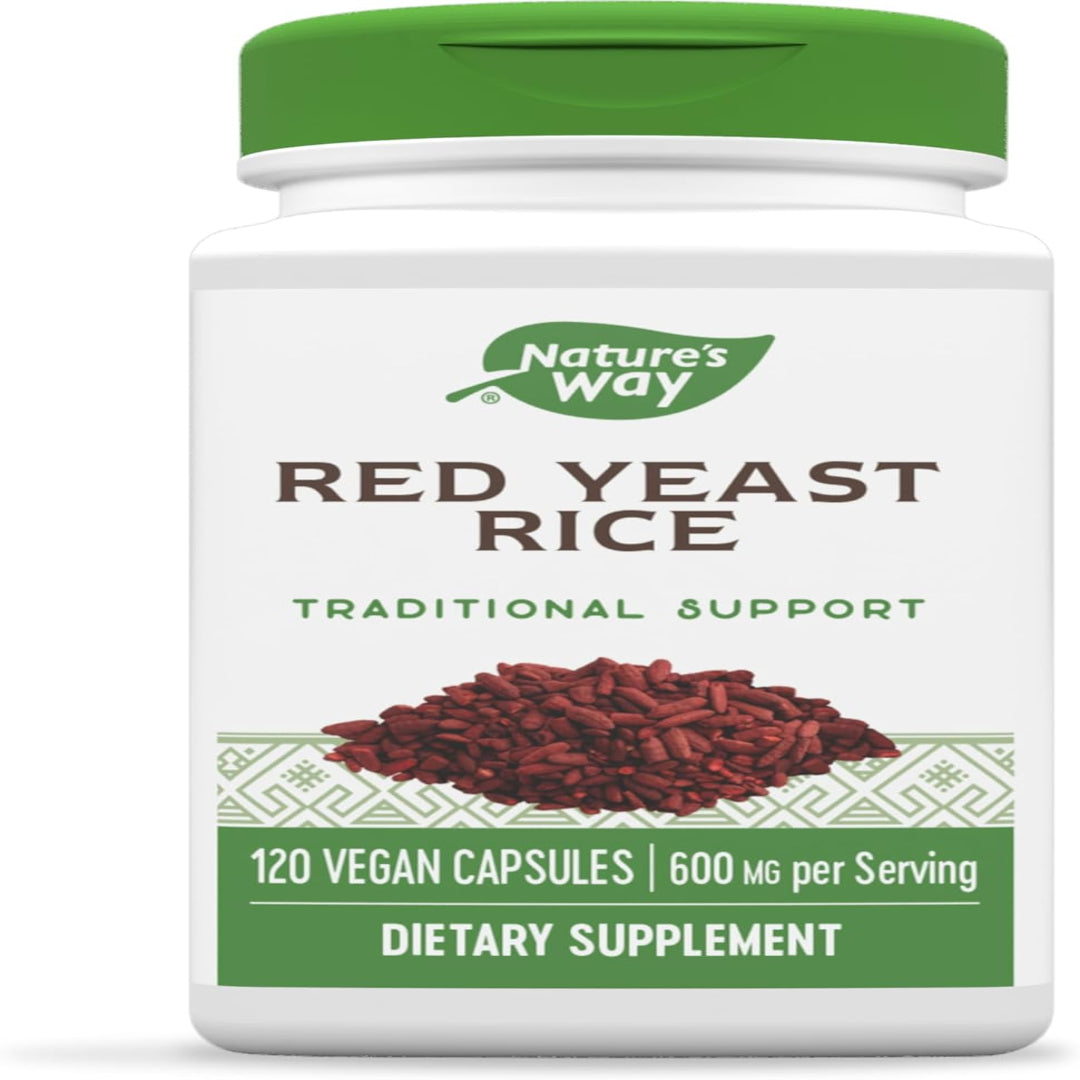 Nature's Way Red Yeast Rice, Traditional Support*, 120 Vegan Capsules