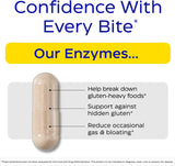 Enzymedica جلوتين إيسي إكسرا سترينجث: دعم هضم الجلوتين (٦٠ كبسولة)