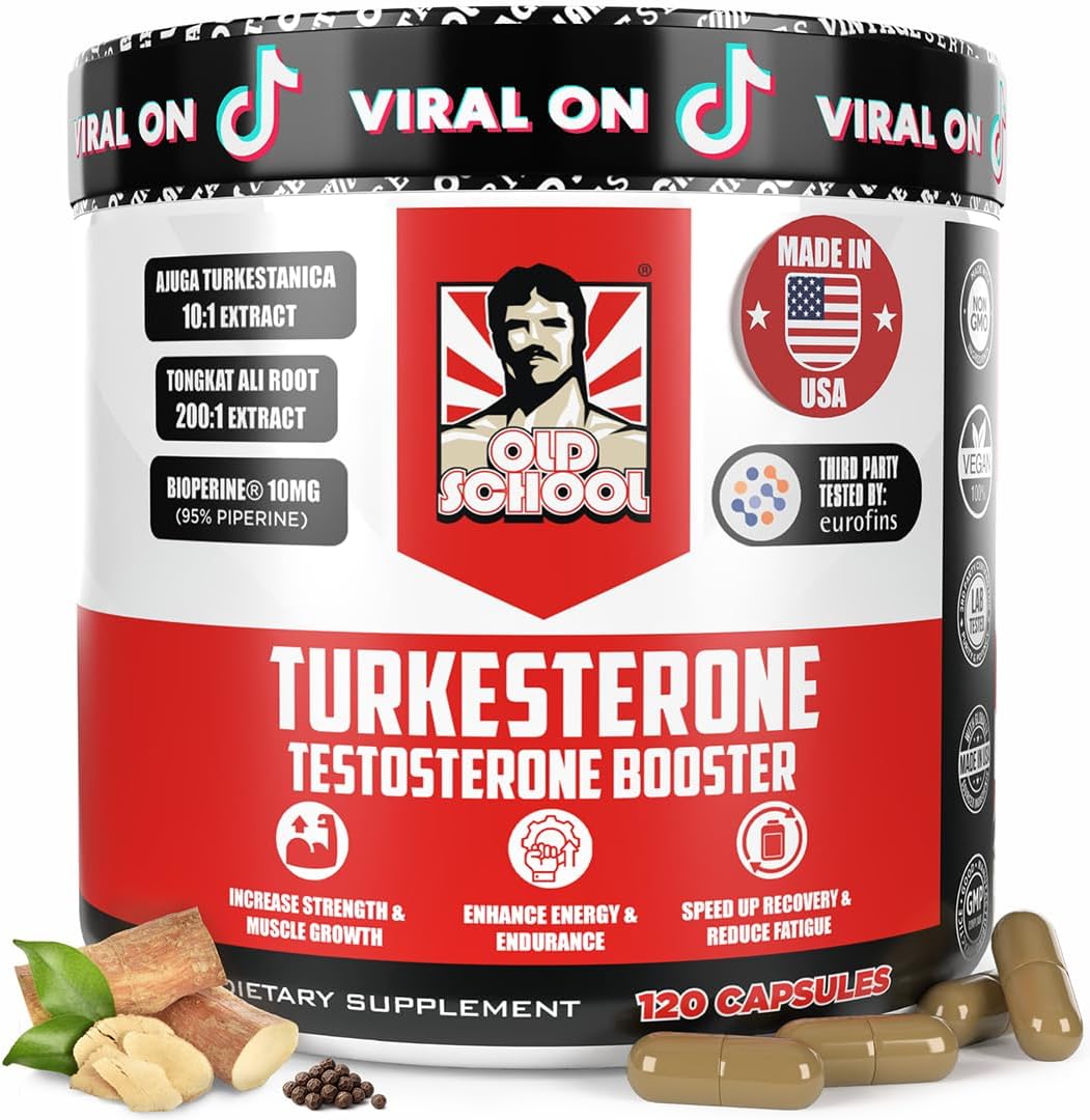 Turkesterone 15,000mg [Max Potency] + BioPerine® for High Absorption Supplement with Tongkat Ali - Increase Lean Muscle Growth & Recovery, Drive &...