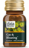Gaia Herbs RapidRelief Fast-Acting Gas & Bloating Herbal Capsules, 50