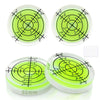Universal 32mm Bullseye Circular Bubble Level 4-Pack - Aluminum Alloy Housing