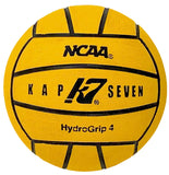 KAP7 K7 SEVEN HydroGrip Water Polo Ball - Size 4, Yellow (NCAA/NFHS Official)