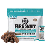 Fire Science Fire Salt Hydration Sticks - Chocolate Flavor Electrolyte Drink Mix
