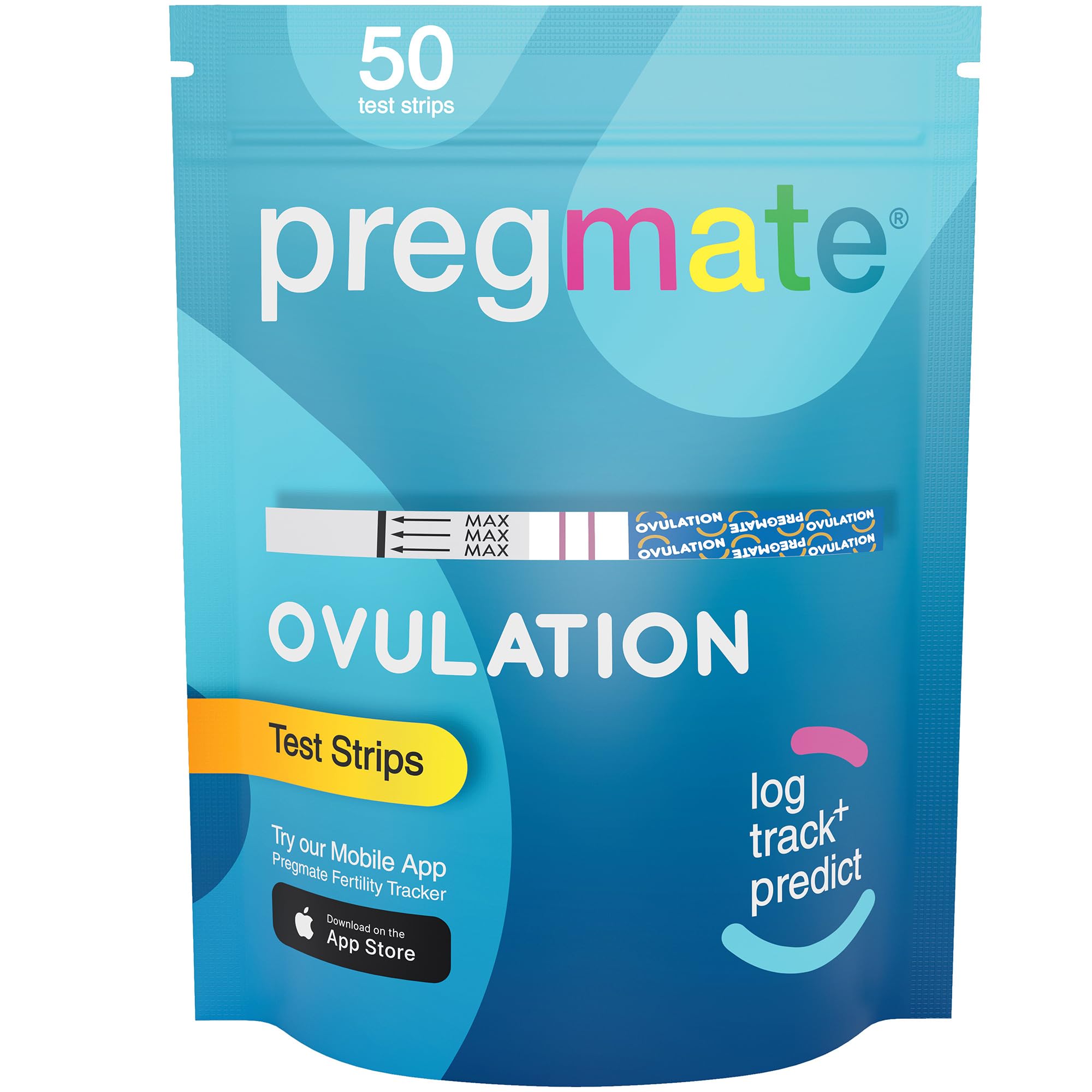 Pregmate 50 Count Ovulation Test Strips LH Predictor Kit