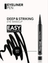 Flormar Black Eyeliner Pen: Ultra-Precise, 24HR Smudge-Proof