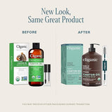 Cliganic Organic Castor Oil - 16 oz with Eyelash Kit