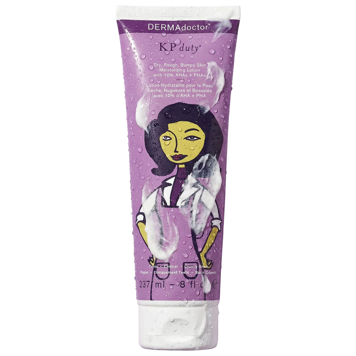 DERMAdoctor Kp Duty Dry, Rough, Bumpy Skin Moisturizing Lotion 10% Ahas + Phas