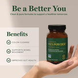 Global Healing Oxy-Powder colon cleanse: Magnesium oxide colon cleanser and detox for weight loss.