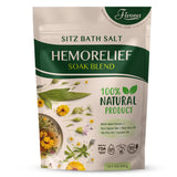 Hemorrhoid Treatment Sitz Bath Salt - Natural Soak Blend Epsom Salt with Essential Oils, Postpartum Recovery - 14.1oz