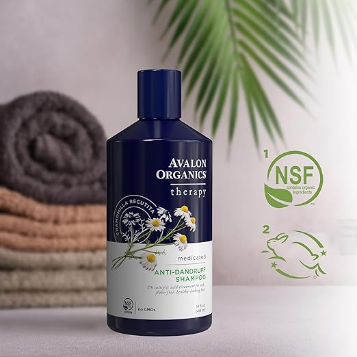 Avalon Organics Medicated Anti-Dandruff Shampoo - 14oz - Soothe & Cleanse