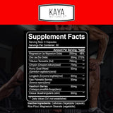 Kaya Naturals Ultra Testosterone، مع Tongkat Ali و Horny Goat Weed