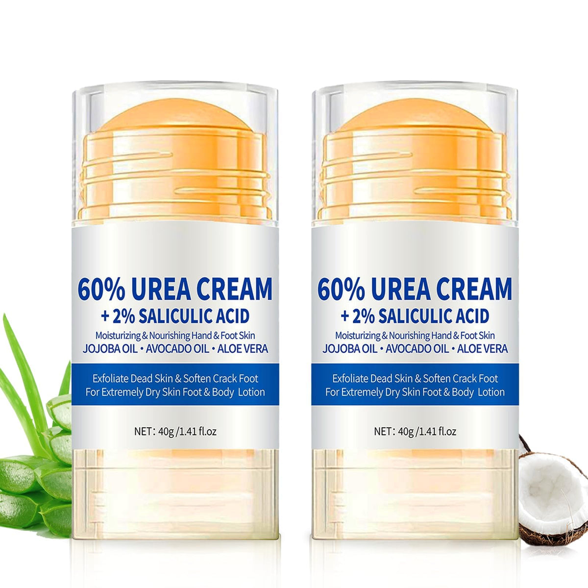 Hydrating Urea Foot & Hand Cream with 60% Urea & 2% Salicylic Acid