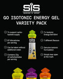 SiS GO Isotonic Energy Gels Variety Pack - 7 x 60ml