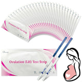 50 Pieces High Sensitivity Ovulation & Fertility Test Strips Kit