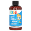 California Gold Nutrition Liquid Multi-Vitamin & Mineral with Calcium, Vitamin B12, Vitamins C & D3 for Children | Natural Orange Mango | 8 fl oz (237 ml)