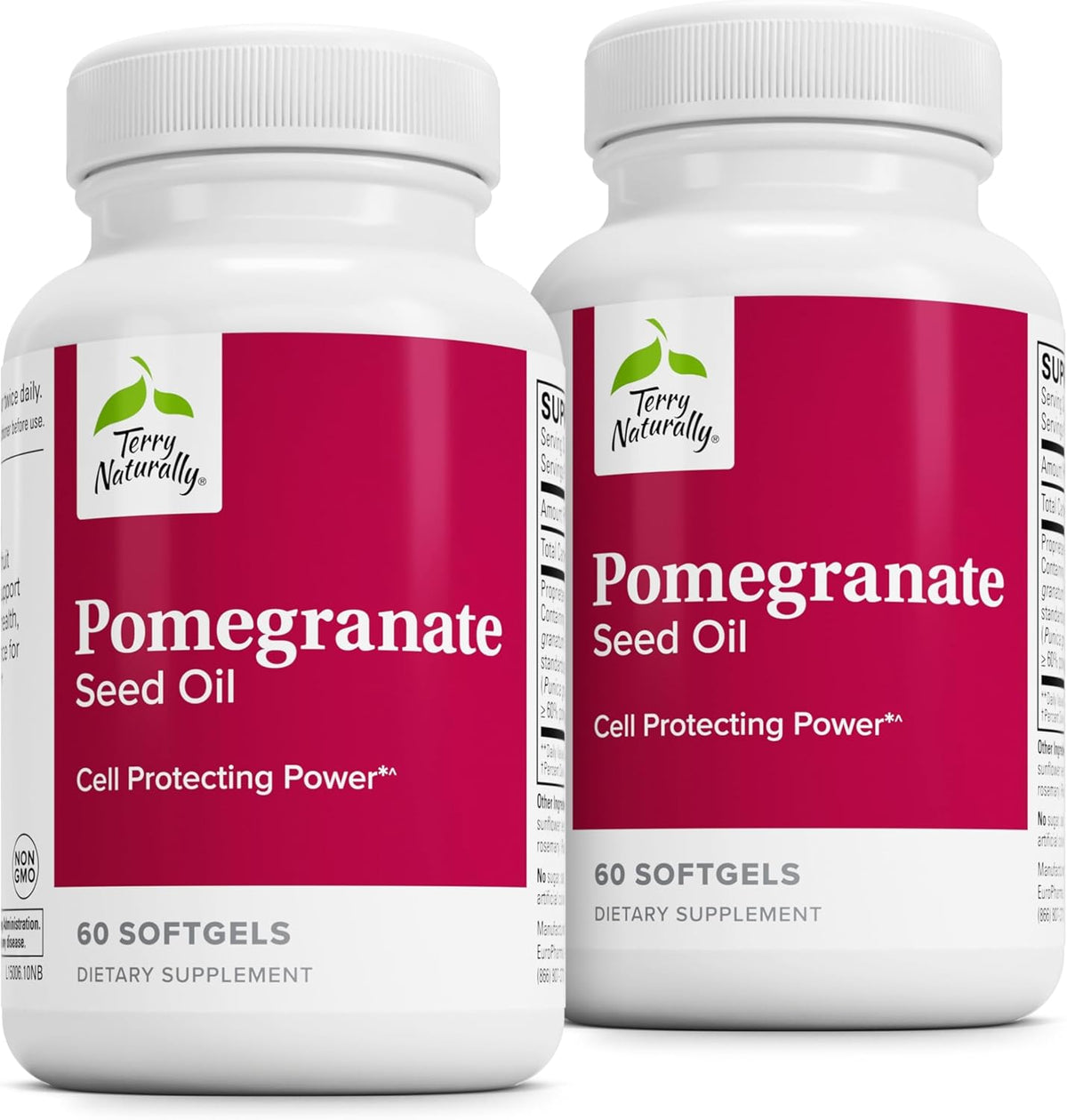 Terry Naturally Pomegranate Seed Oil: Antioxidant Rich Softgels (60 Count)