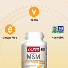 كبسولات MSM من Jarrow Formulas، 1000 مجم، ميثيل سلفونيل ميثان، لدعم صحة المفاصل، 100 كبسولة، ما يصل إلى 100 وجبة 