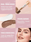 قلم SHEGLAM المضاد للخطوط الدقيقة ثنائي الاستخدام لتحديد الأنف والإبراز - سيجار