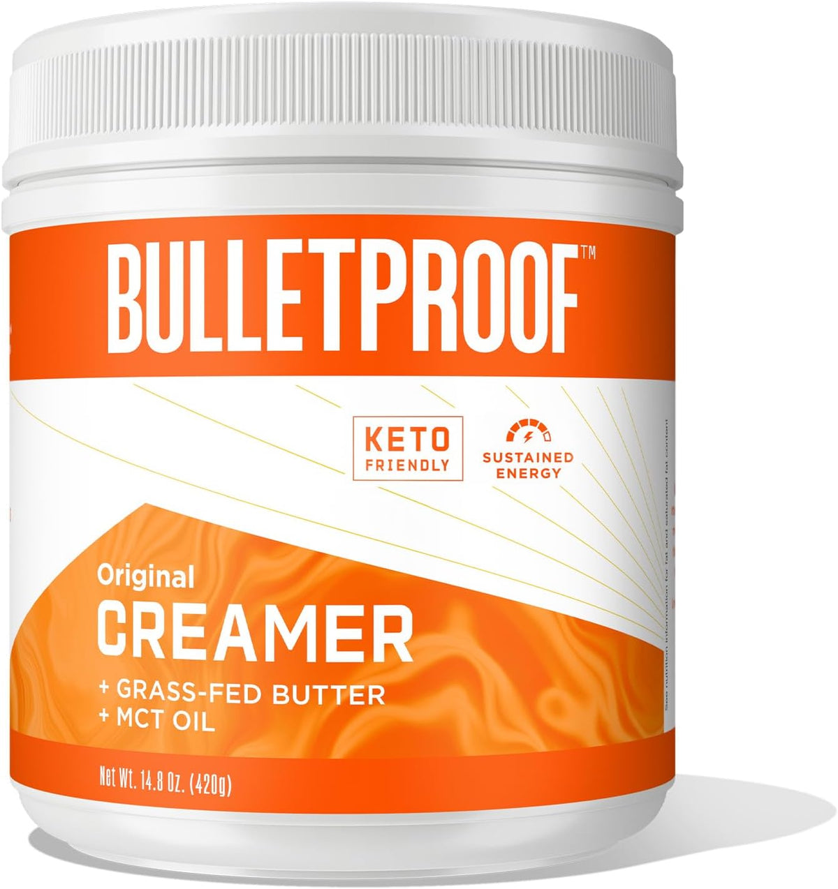 كريم ب Bulletproof Coffee للقهوة الكيتو الأصلي مع زيت MCT وزبدة من أبقار تربى على العشب، ١٤٫٨ أوقية