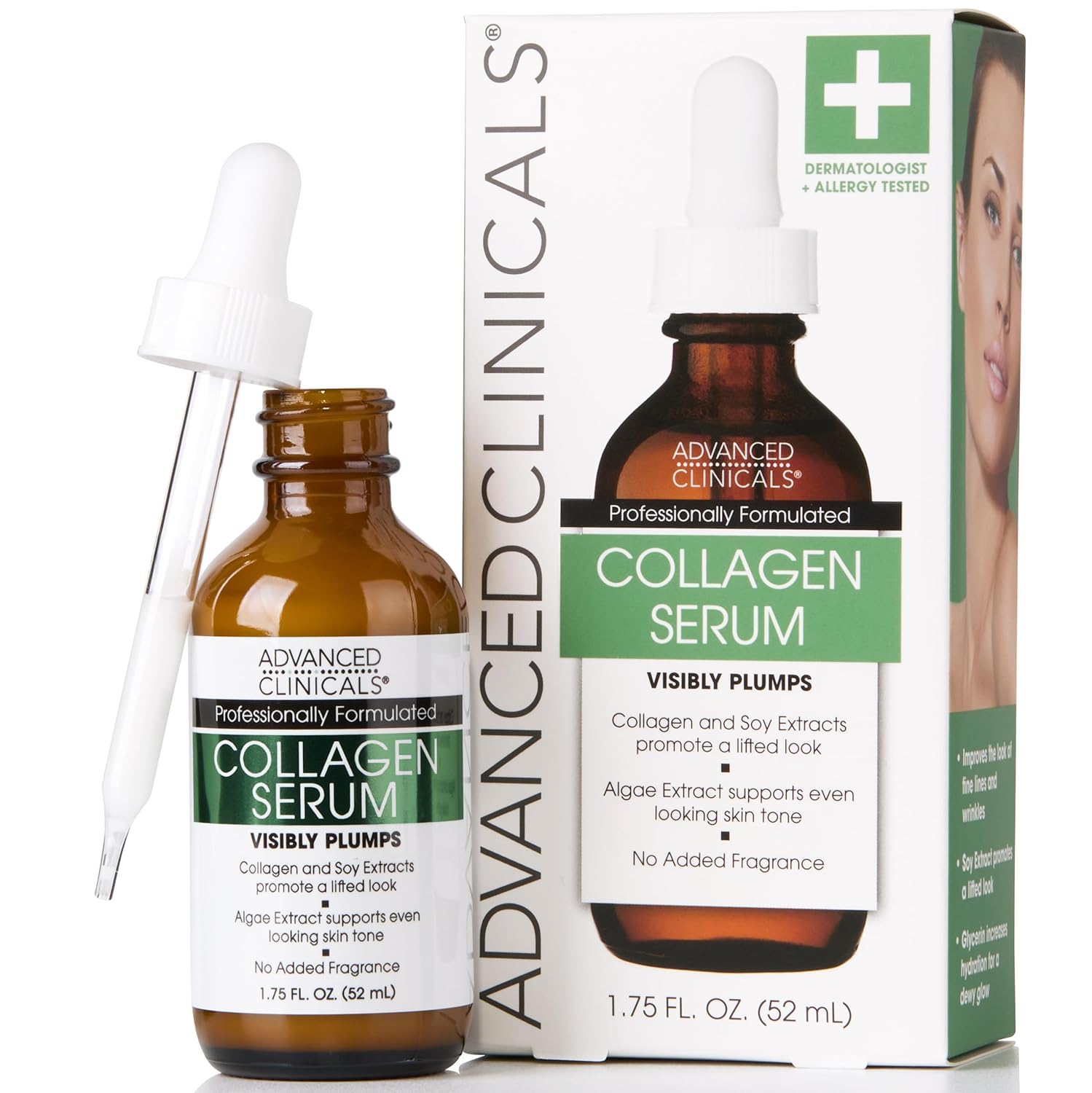 Advanced Clinicals Collagen Face Serum: Lift, Plump & Firm Your Skin