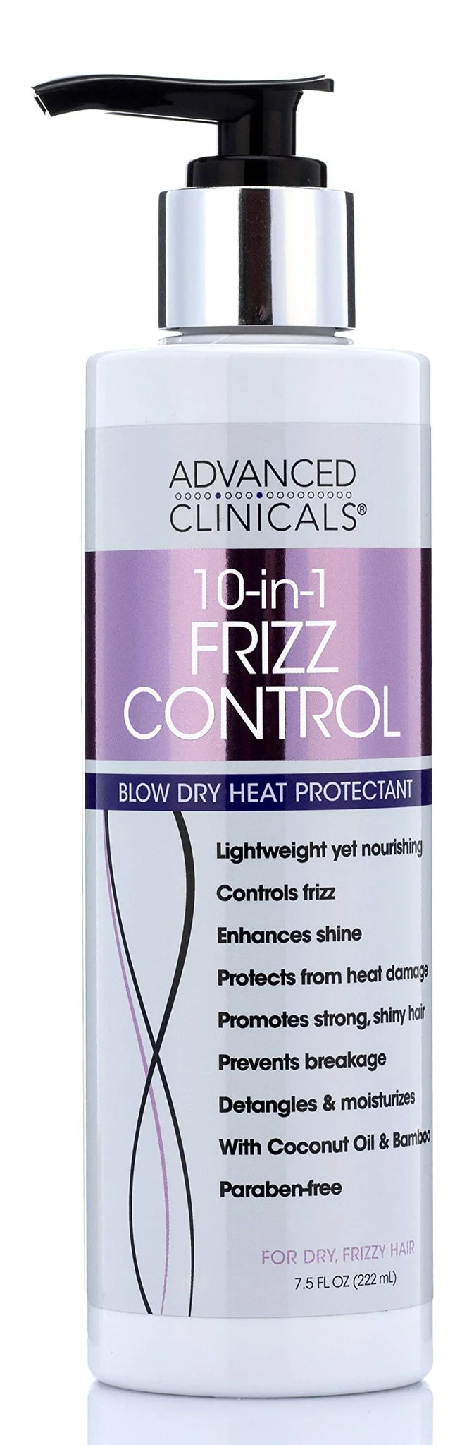 Advanced Clinicals 10-in-1 Anti-Frizz Hydrating Hair Cream