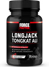 Force Factor Longjack Tongkat Ali for Male Vitality & Energy, 30 Caps