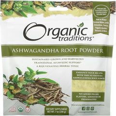 Organic Traditions - Ashwagandha Root Powder - 7 oz.
