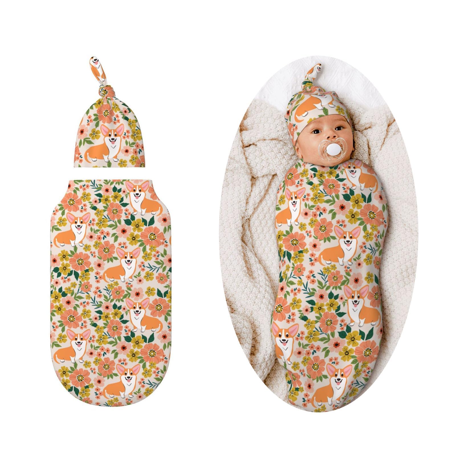 Candy Swaddle Blankets for Newborns - Soft & Breathable Multicolor Set