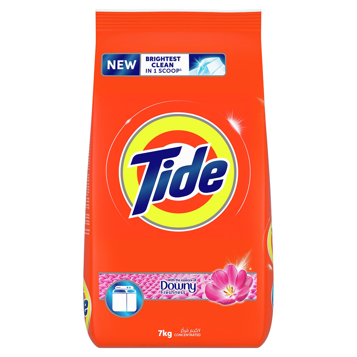 Tide Powder Laundry Detergent - Downy Freshness, 7 Kg
