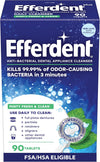 Efferdent Deep Clean Retainer & Denture Tablets - Minty Fresh, 90 Ct