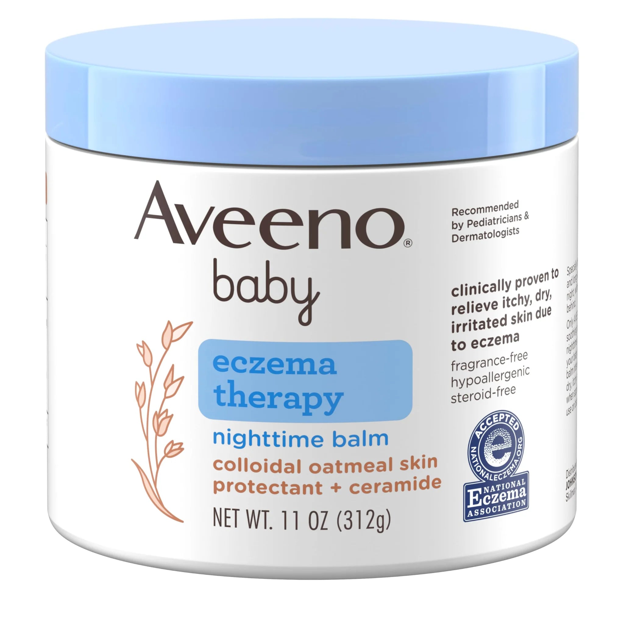 Aveeno Baby Eczema Therapy Nighttime Balm (11 oz)