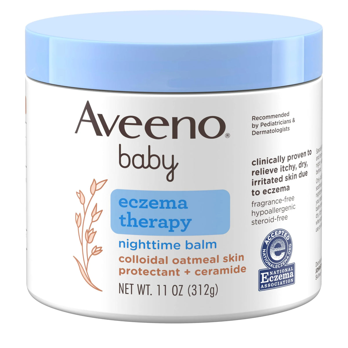 Aveeno Baby Eczema Therapy Nighttime Balm (11 oz)