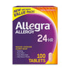 Allegra 24HR Adult Non-Drowsy Antihistamine Tablets 100-Count 180mg - 24-Hour Allergy Relief