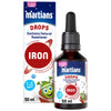 <h3>Martians Daily Multivitamin Drops ٥٠ مل - مكمل غذائي يحتوي على الحديد، فيتامين C، B12، وحمض الفوليك - يدعم الصحة العامة والرفاهية</h3>