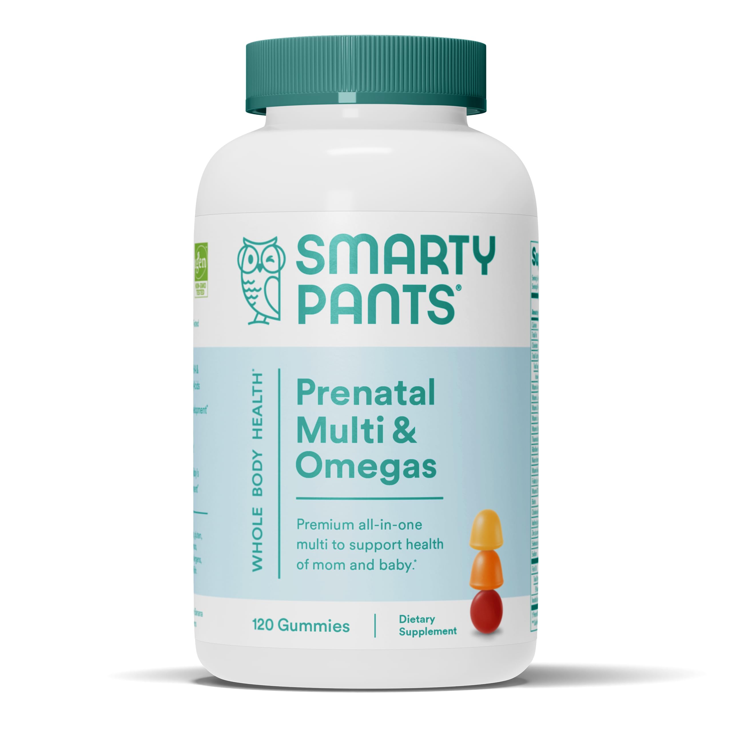 SmartyPants Prenatal Formula Daily Gummy Multivitamin - 120 Count