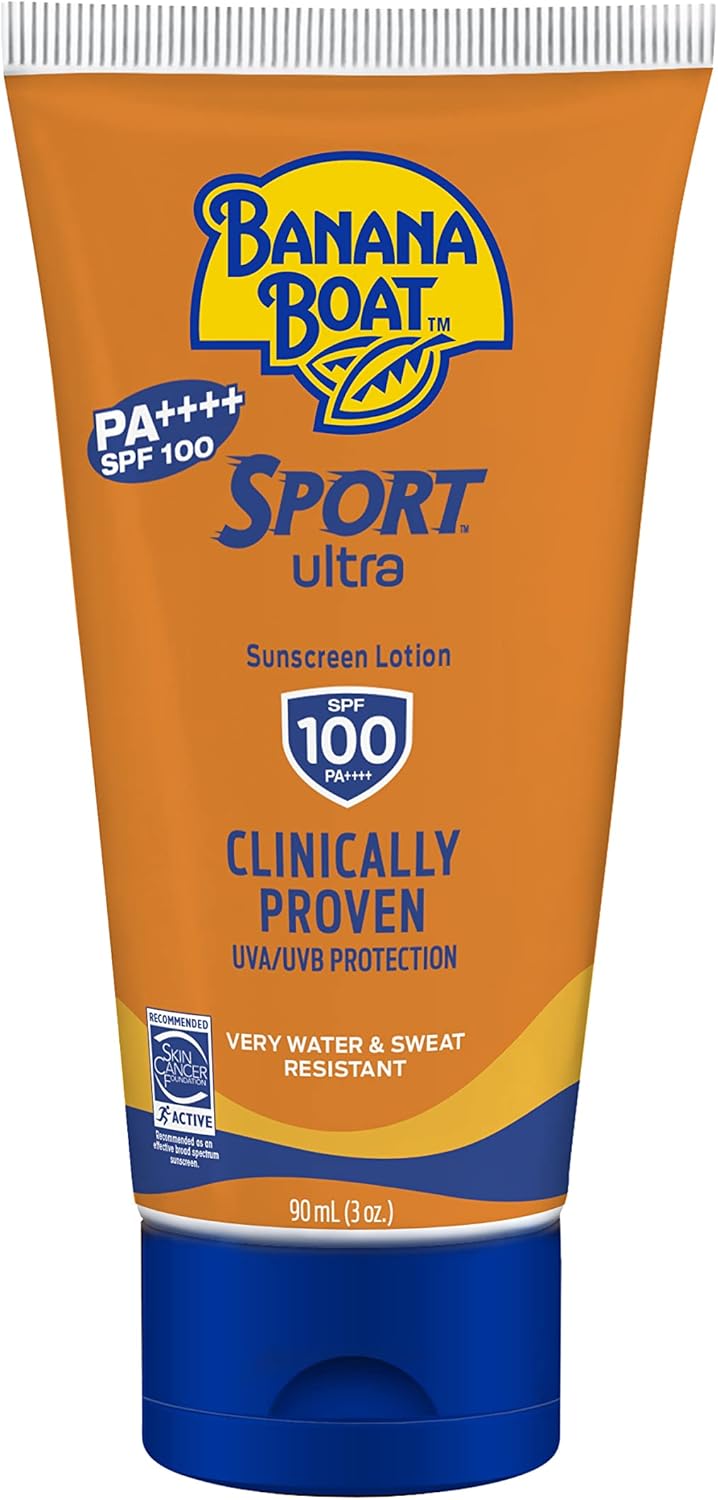 Banana Boat Sport Ultra Sunscreen Lotion SPF 100 UVA/UVB Water Resistant