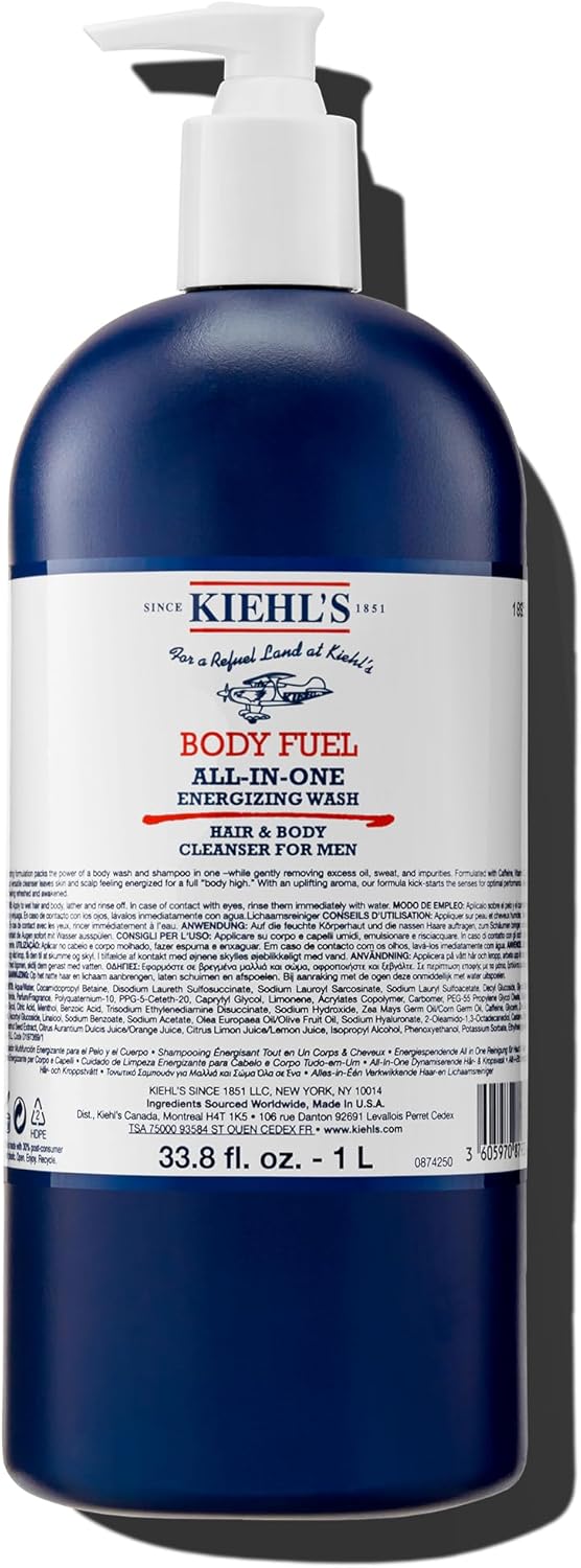 Kiehl's واقي الجسم المنشّط - للرجال (١٠٠٠ مل)