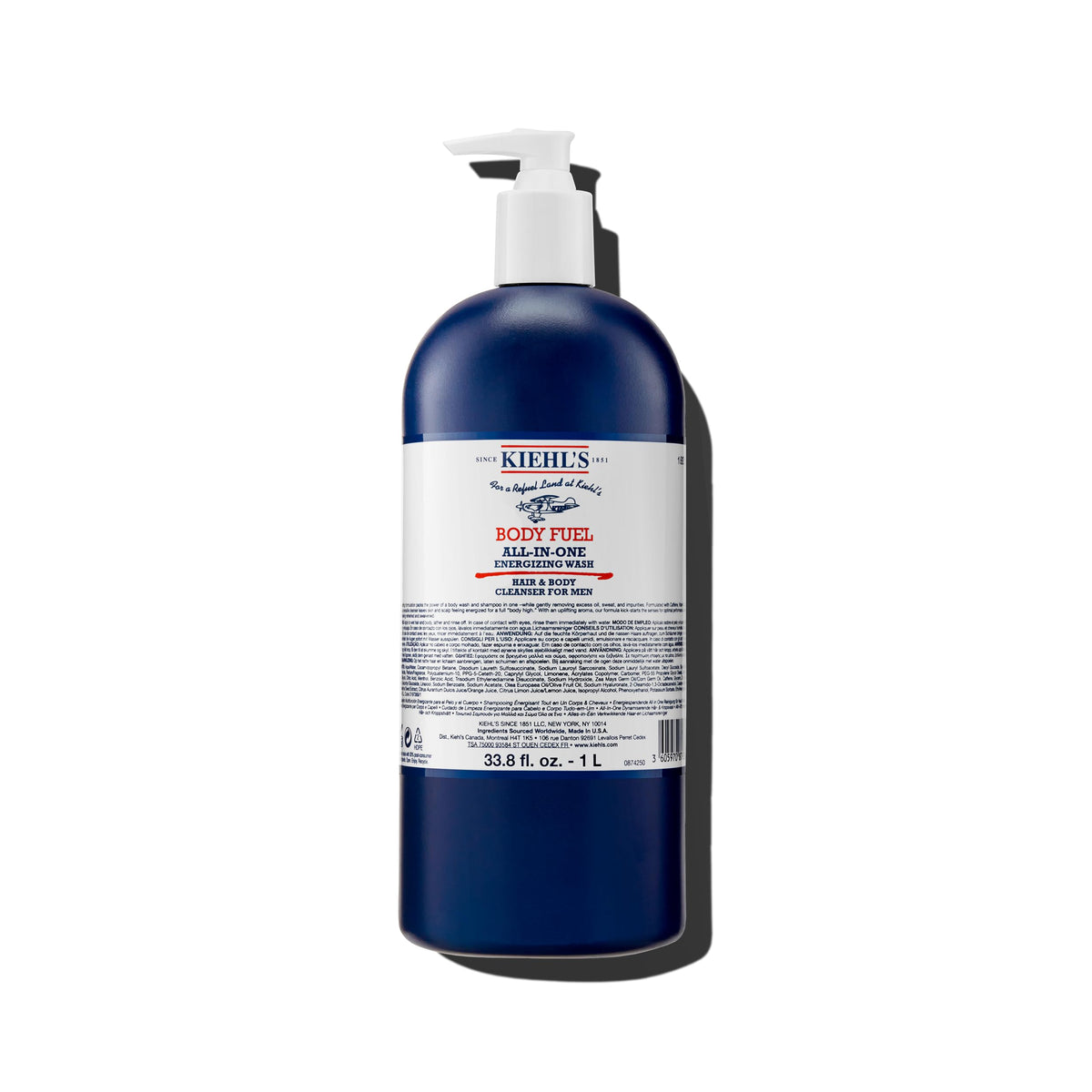 Kiehl's Body Fuel Energizing Wash - For Men (1000ml)