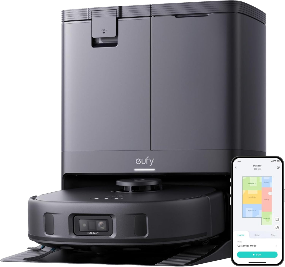 eufy X10 Pro Omni Robot Vacuum & Mop with Self-Empty Station
