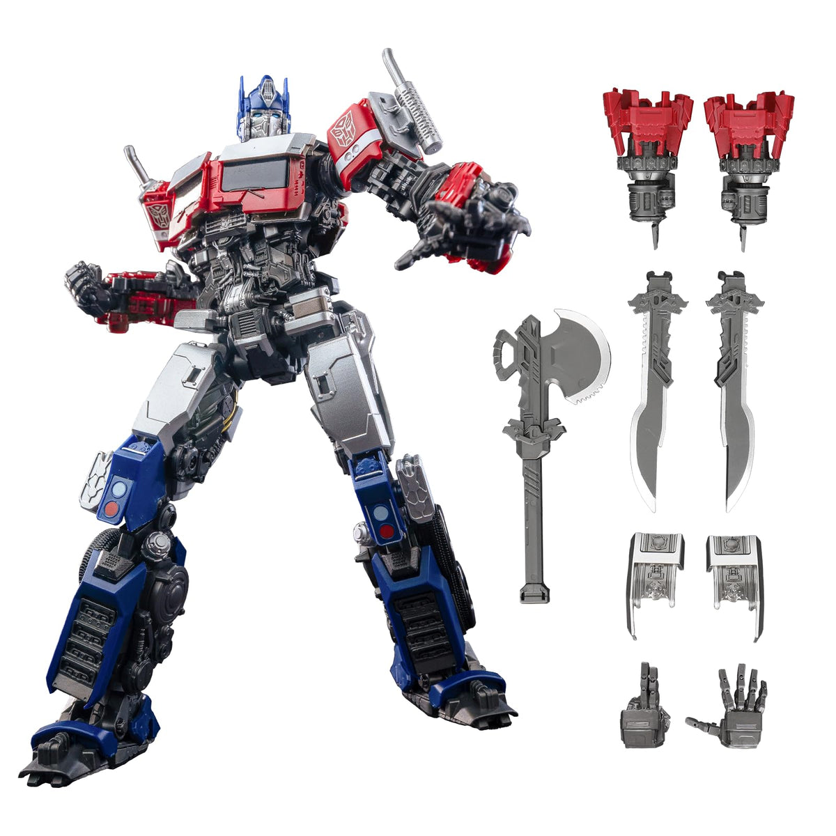 YOLOPARK Transformers Optimus Prime Action Figure (Rise of the Beast, 7.87 Inch)