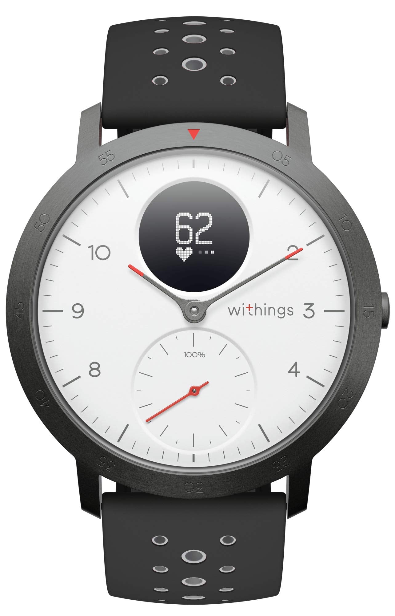 Withings Steel HR Sport 40mm Hybrid Smartwatch - Fitness, Heart Rate, Sleep & Activity Tracker with GPS