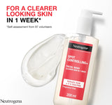 Neutrogena Spot Controlling+ Facial Wash: Clearer Skin in 1 Week