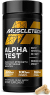 Testosterone Booster for Men | MuscleTech AlphaTest | Tribulus Terrestris & Boron Supplement | Max-Strength ATP & Test Booster | Daily Workout...