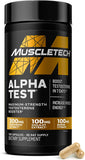 Testosterone Booster for Men | MuscleTech AlphaTest | Tribulus Terrestris & Boron Supplement | Max-Strength ATP & Test Booster | Daily Workout...